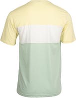 Elliott Blocked Tee - Wax Yellow/Snow White/Slit Green